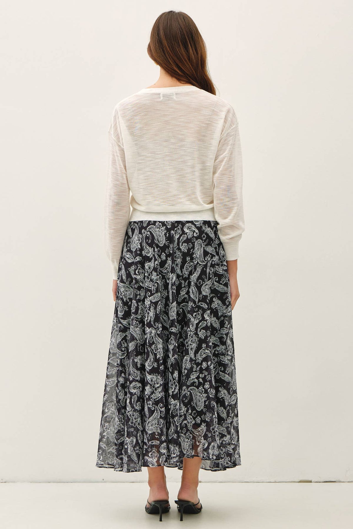 Be Cool - ULTRA FINE SLUBBED V-NECK FINE KNIT CARDIGAN