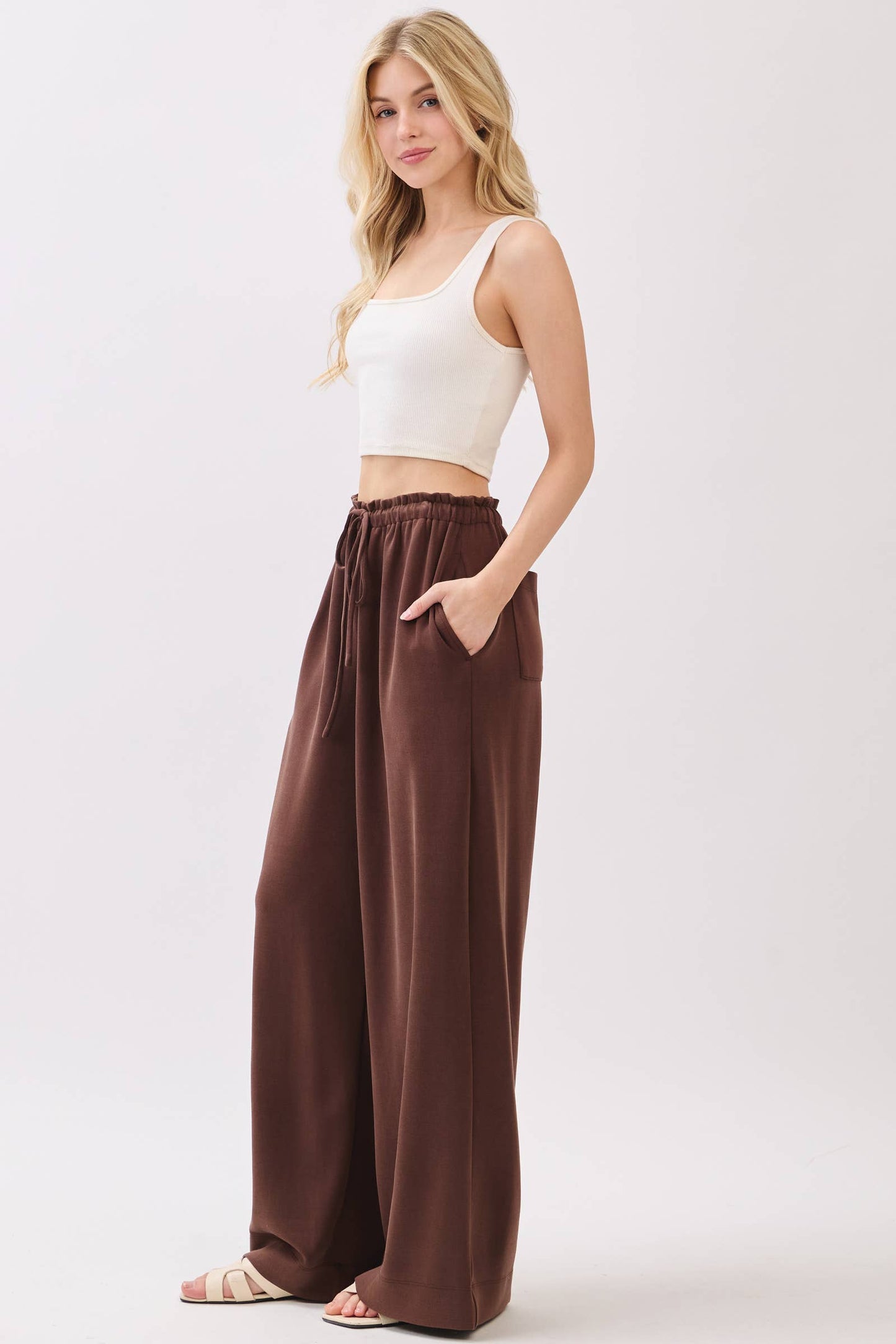 Solid Wide Leg Pants - Final Touch
