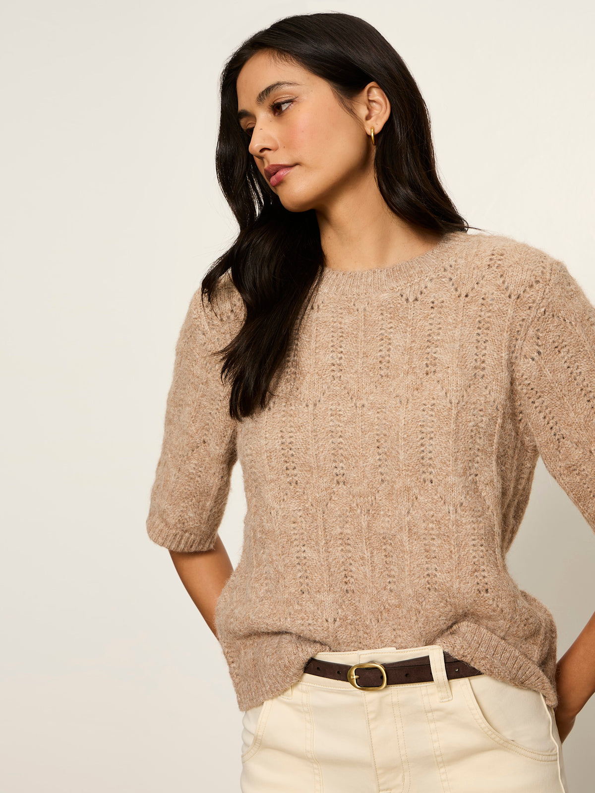 Pointelle Sweater Tee - Sanctuary