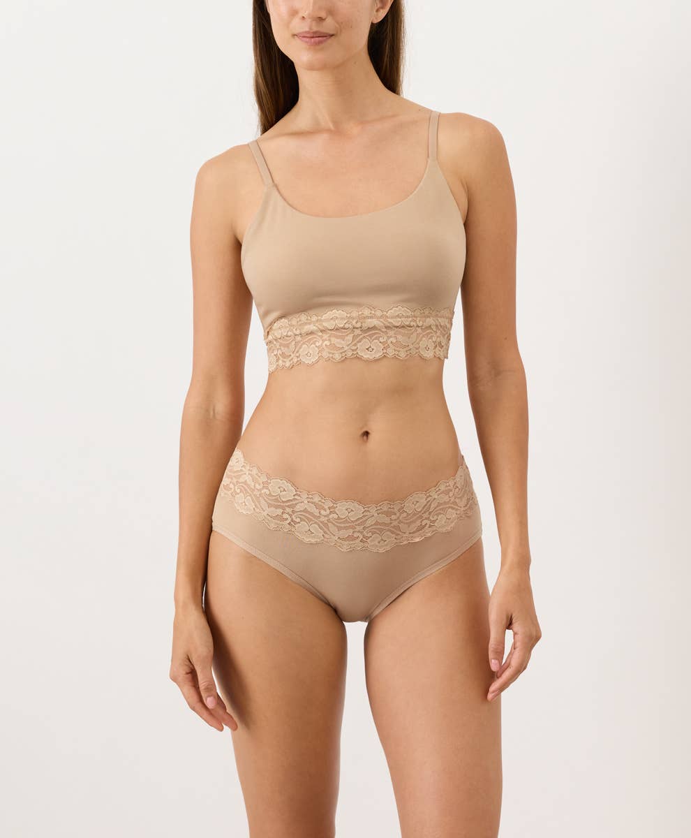 Women's Lace Modern Scoop Bralette
