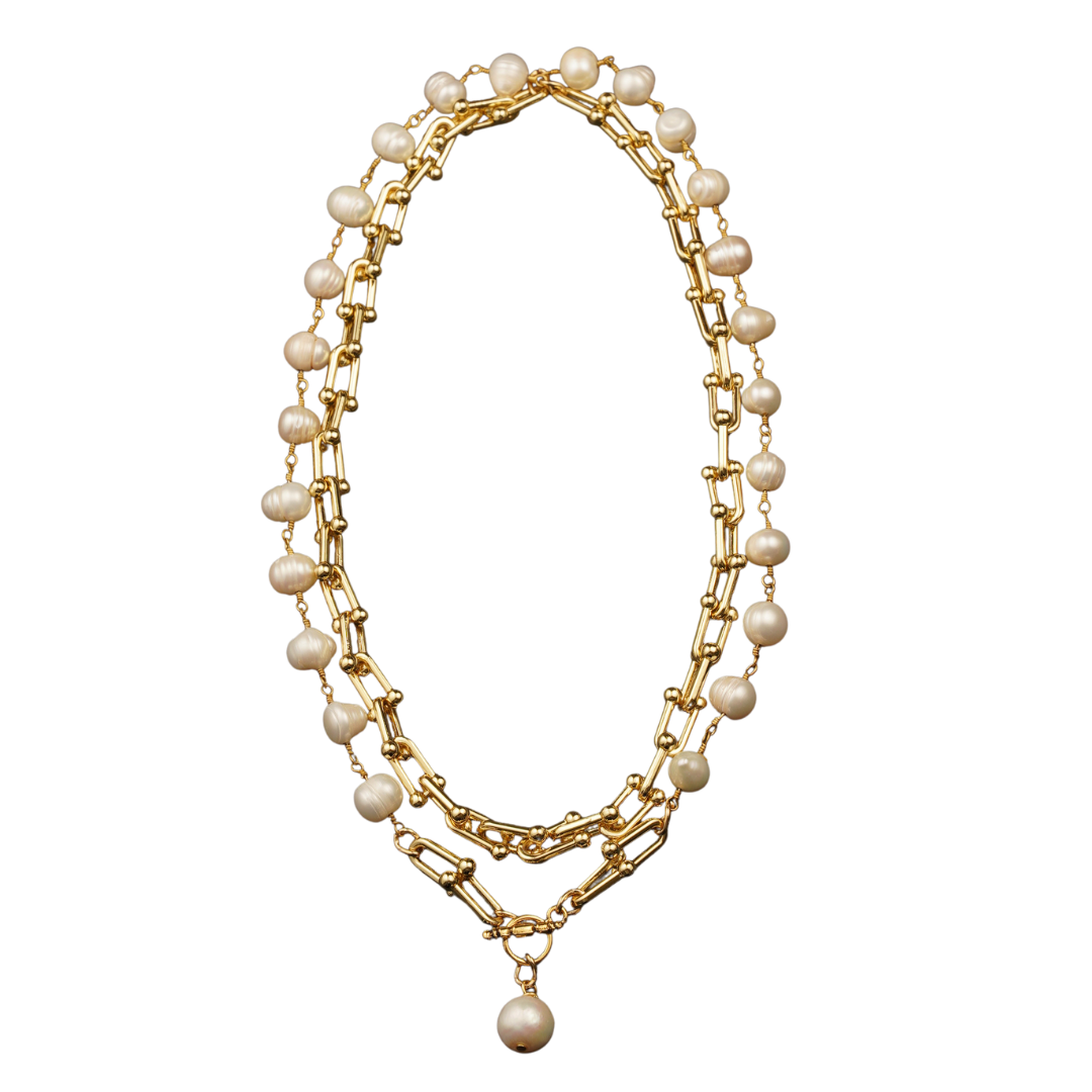 ali & bird jewelry - Lexington Necklace with Pearls