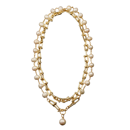 ali & bird jewelry - Lexington Necklace with Pearls