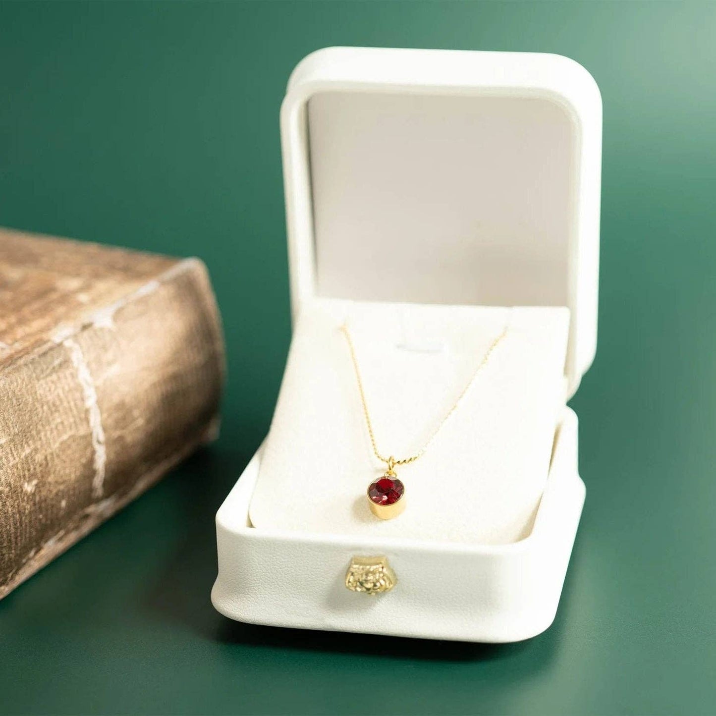 18K Gold PVD Round Birthstone Charm (8mm)