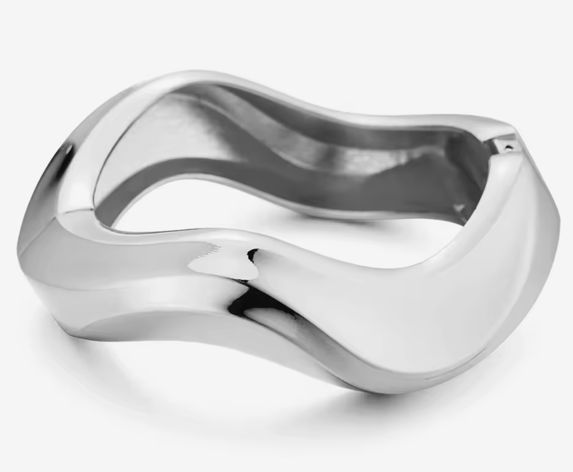 Editorial Hinge Bracelets 14K Gold PVD- Recycled 