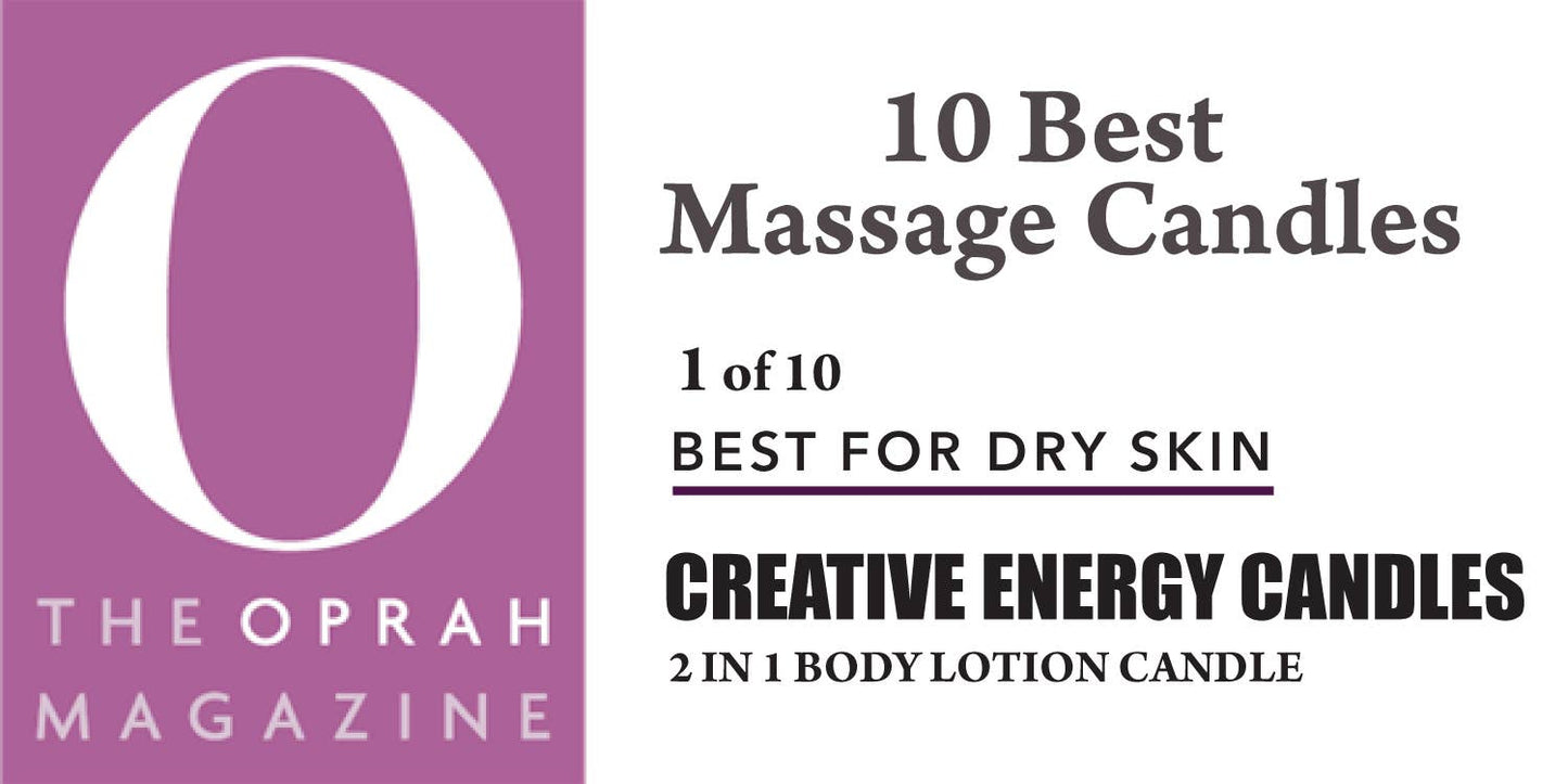 Creative Energy Candles - Bergamot &  Oakmoss: 2-in-1 Soy Lotion Candle