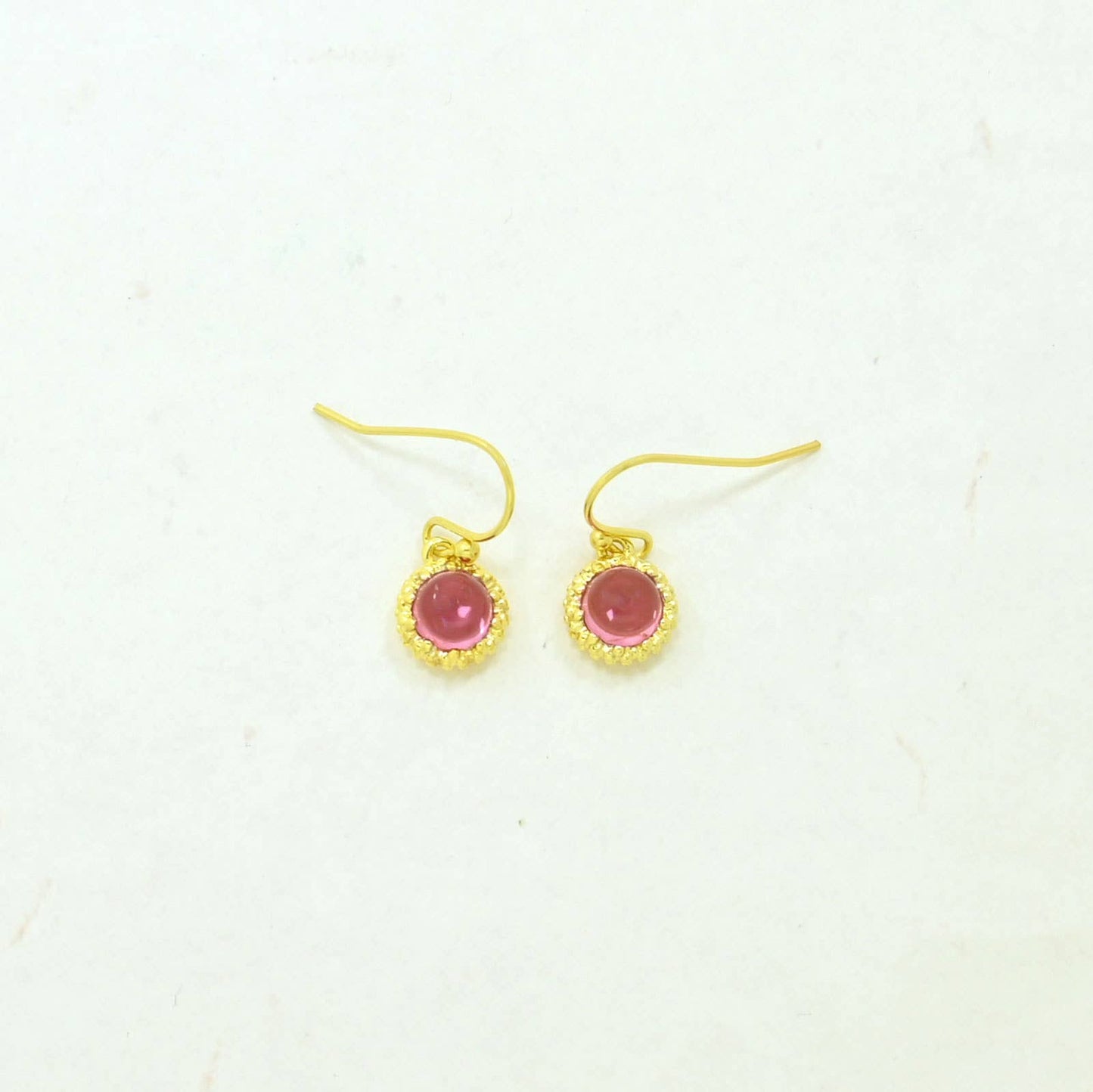 Schmuckoo x Noyre Berlin -  Dove Earring Gold Plated - Pink Tourmaline