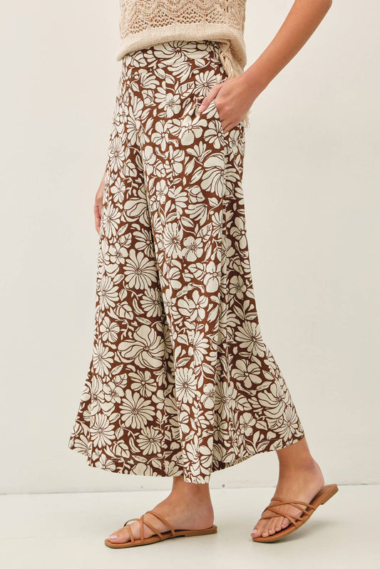 Be Cool - BLOOM WIDE LEG CROPPED PANTS