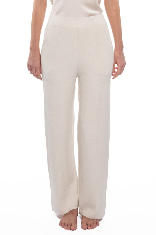 PULL ON WIDE LEG SWEATER PANT W/ POCKETS