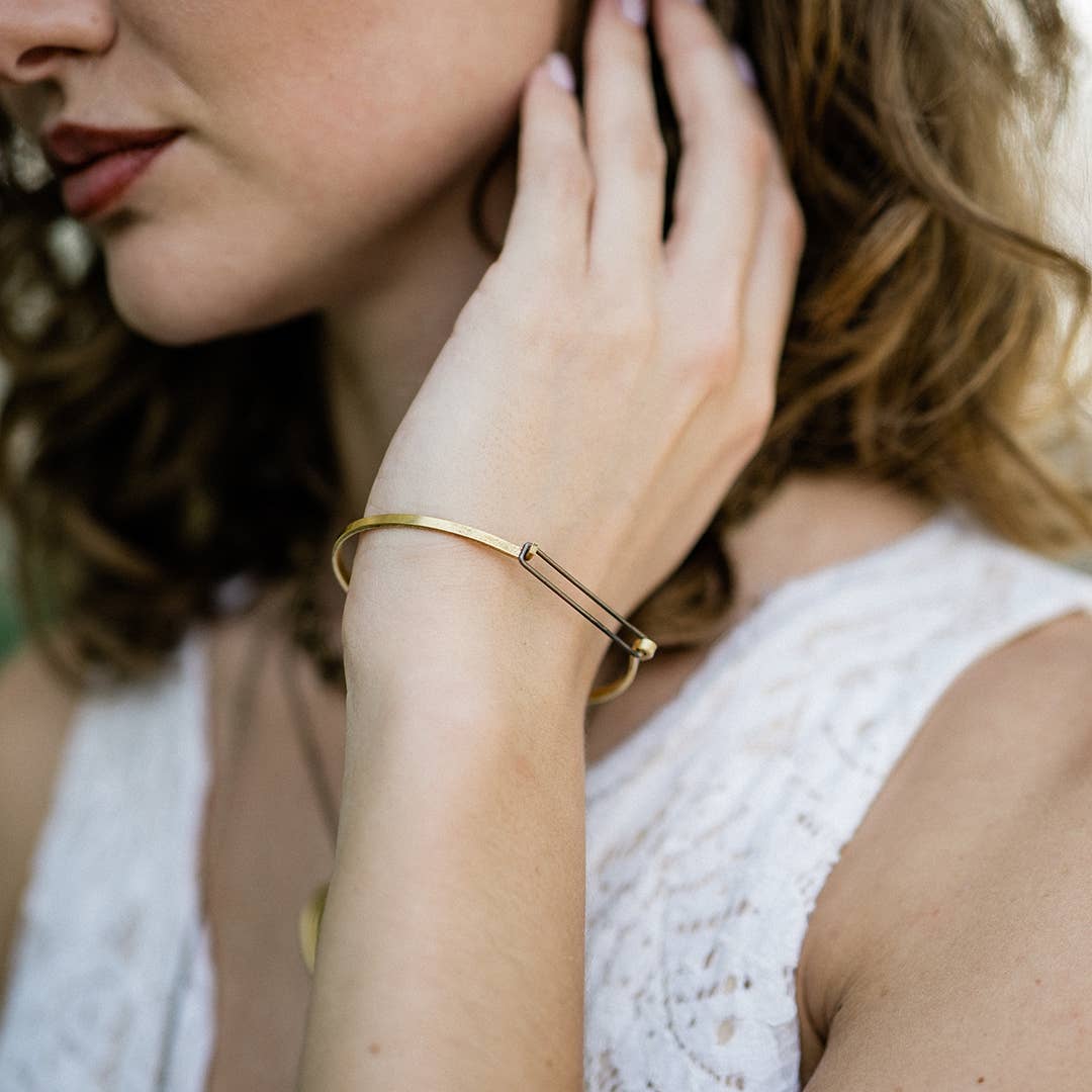 Ornamental Things - Steel Swing Top Bracelet