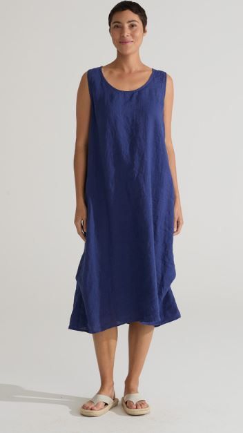 SPLIT NECK SHORT DRESS