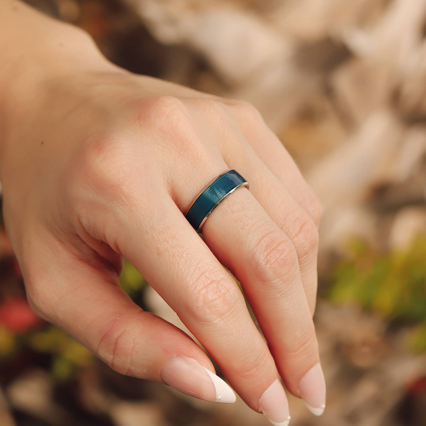 Mood Band Stainless Steel Ring