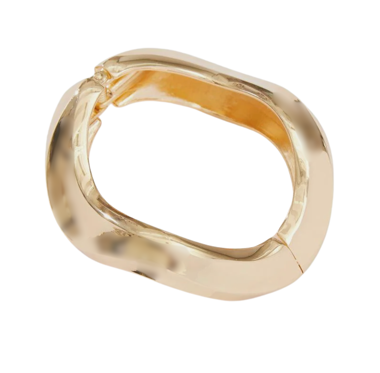 Editorial Hinge Bracelets 14K Gold PVD- Recycled 