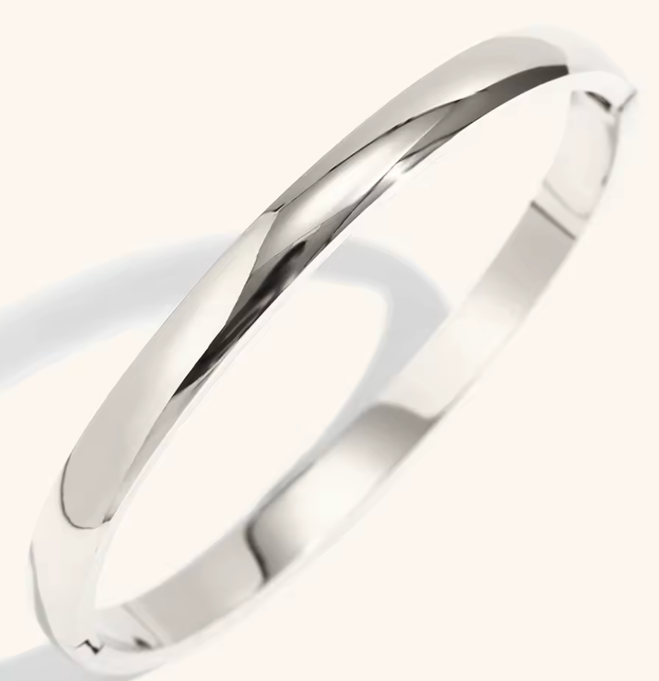 Sofia-Hinge Bangle 14K Gold  Waterproof- PVD plated