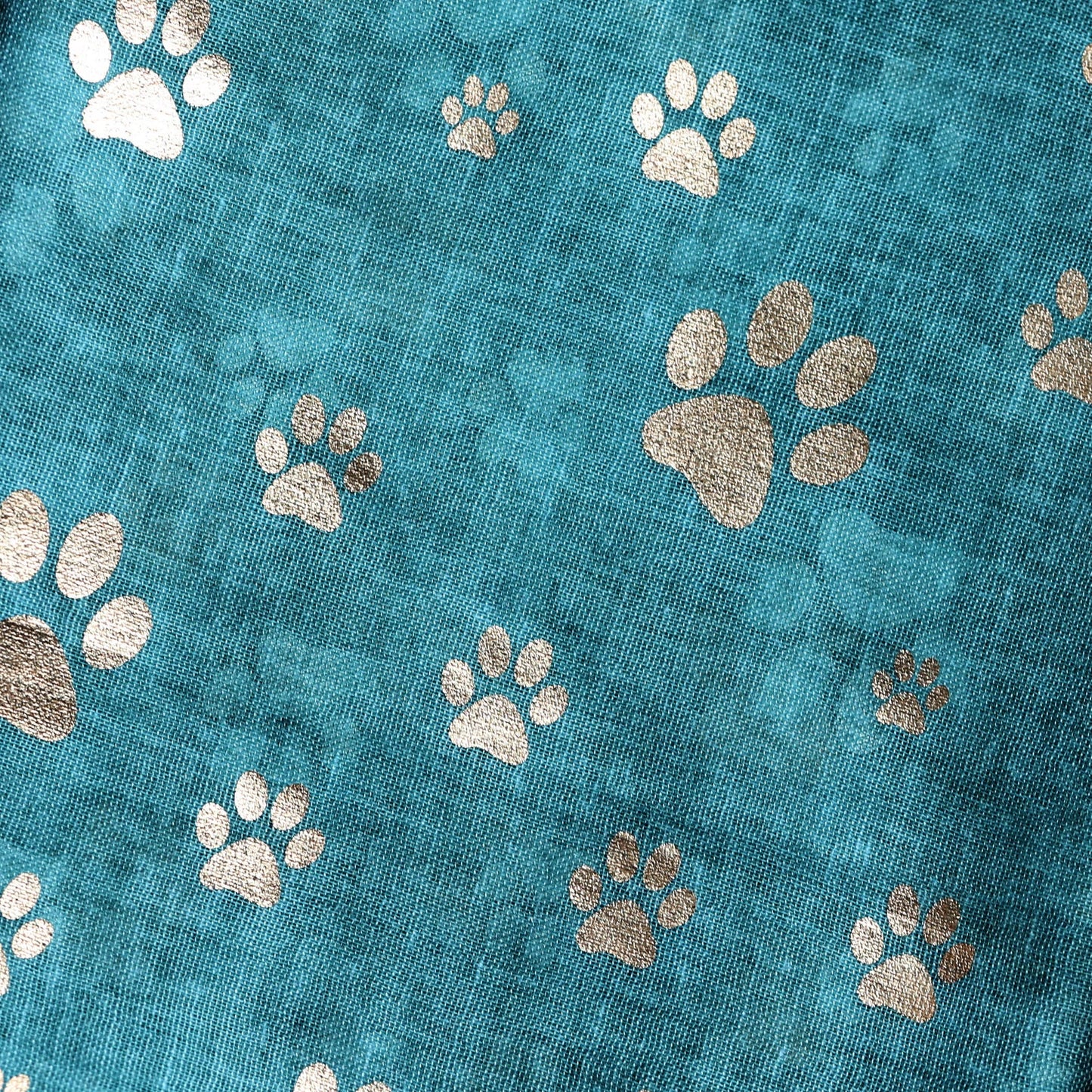 Studio Hop - Cat Paw Print Foil Gift Scarf