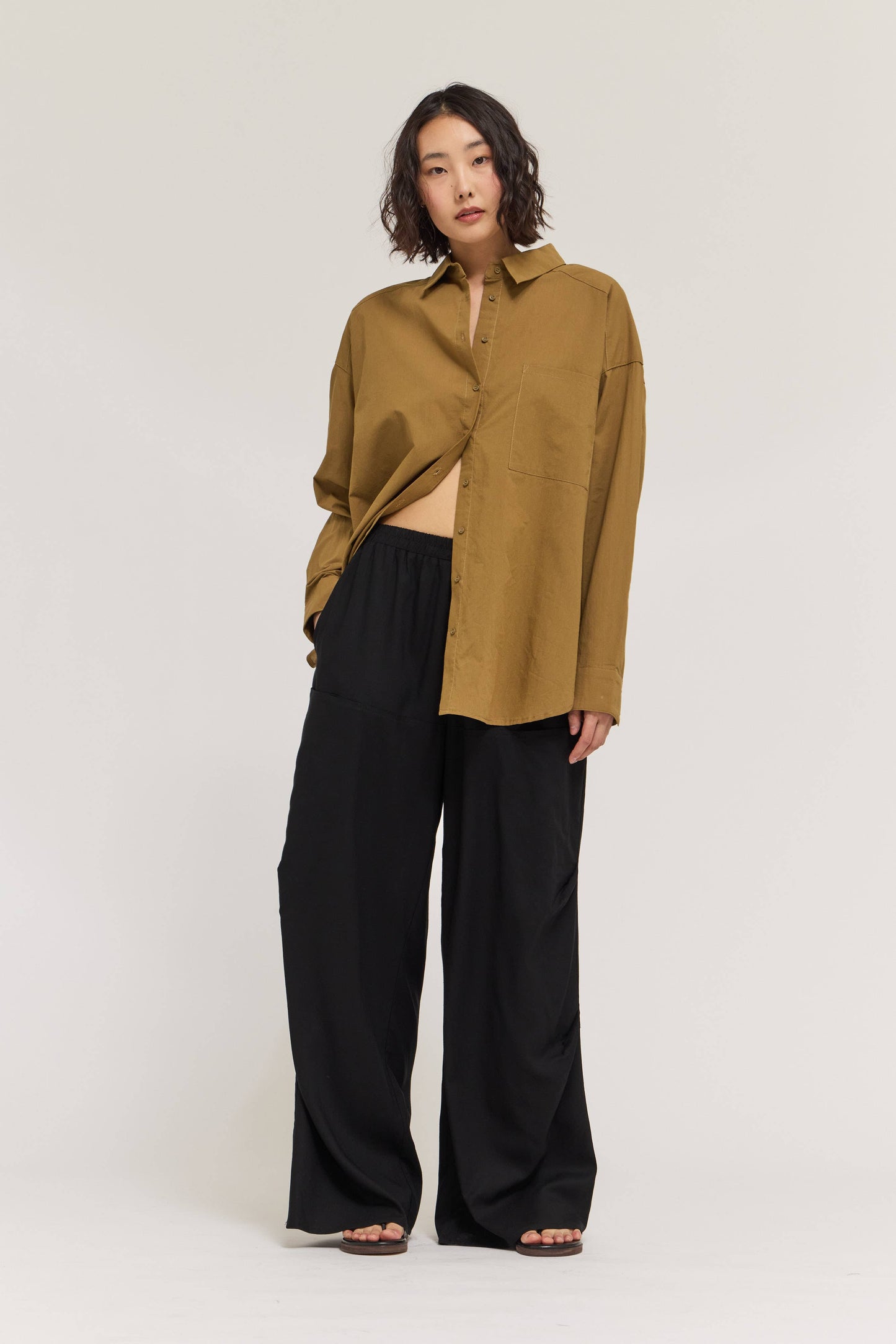 Grade & Gather -41712NS - OVERSIZED SHIRT