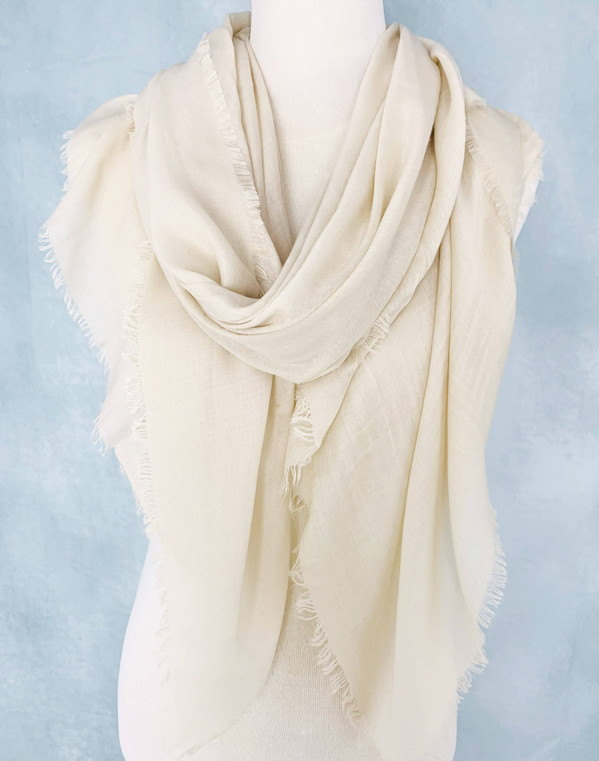 JC Sunny Fashion - JC022595 Cashmere Blend Super Soft Solid scarf