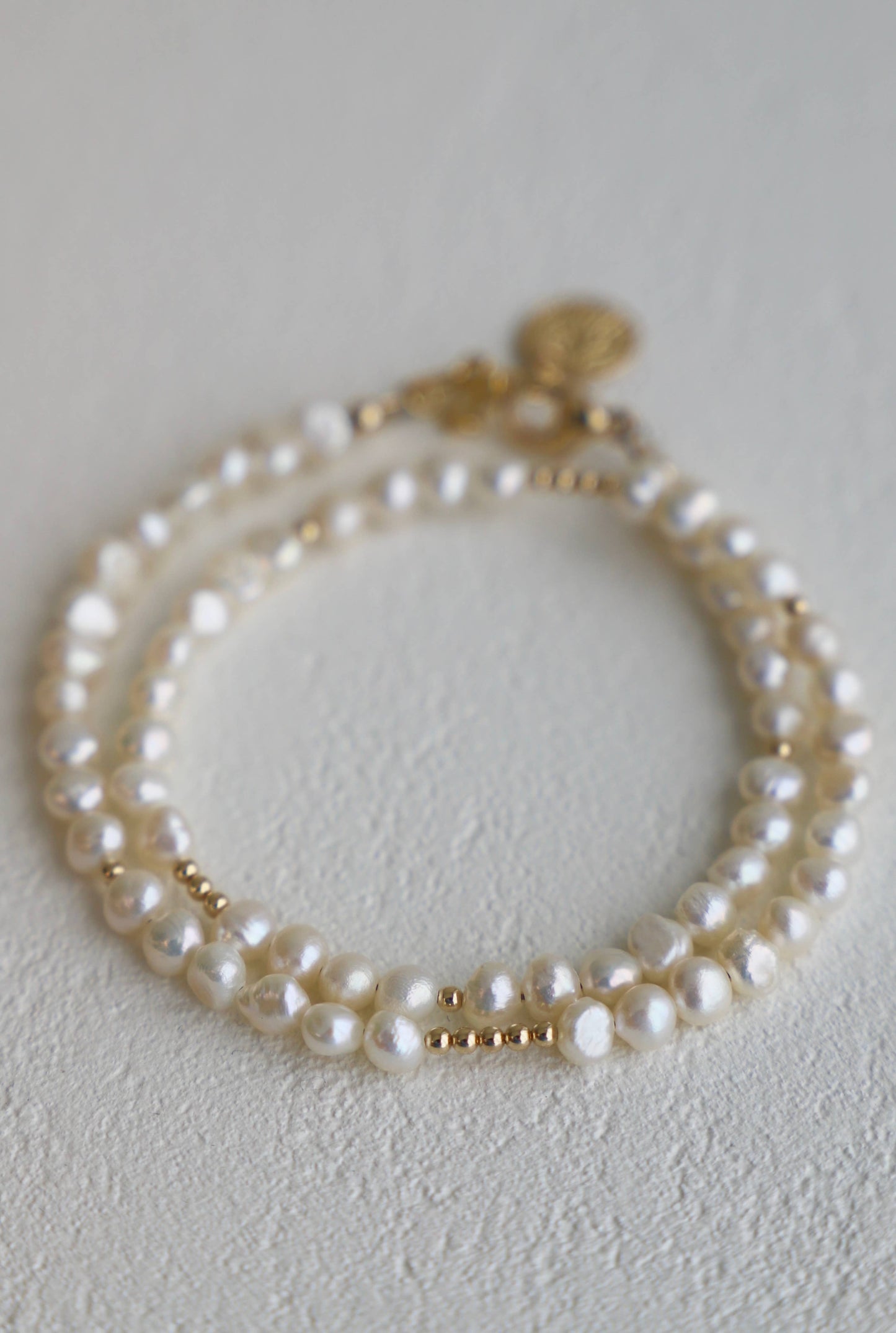 Katie Waltman Jewelry - PEARL DOUBLE WRAP BRACELET