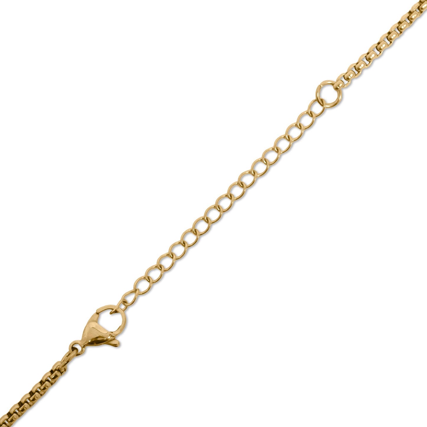 18K Gold PVD Stainless Steel Bolo Necklace