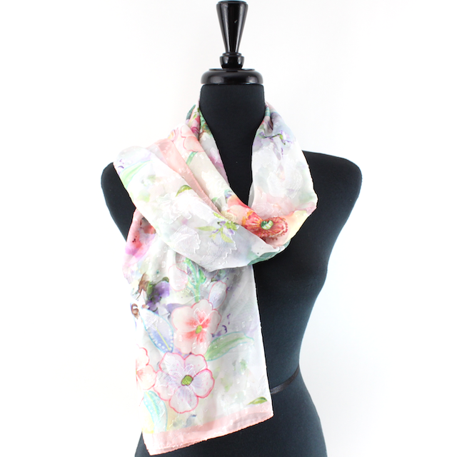 Pretty Persuasions - S25008 Royal Gardens Lightweight Scarf