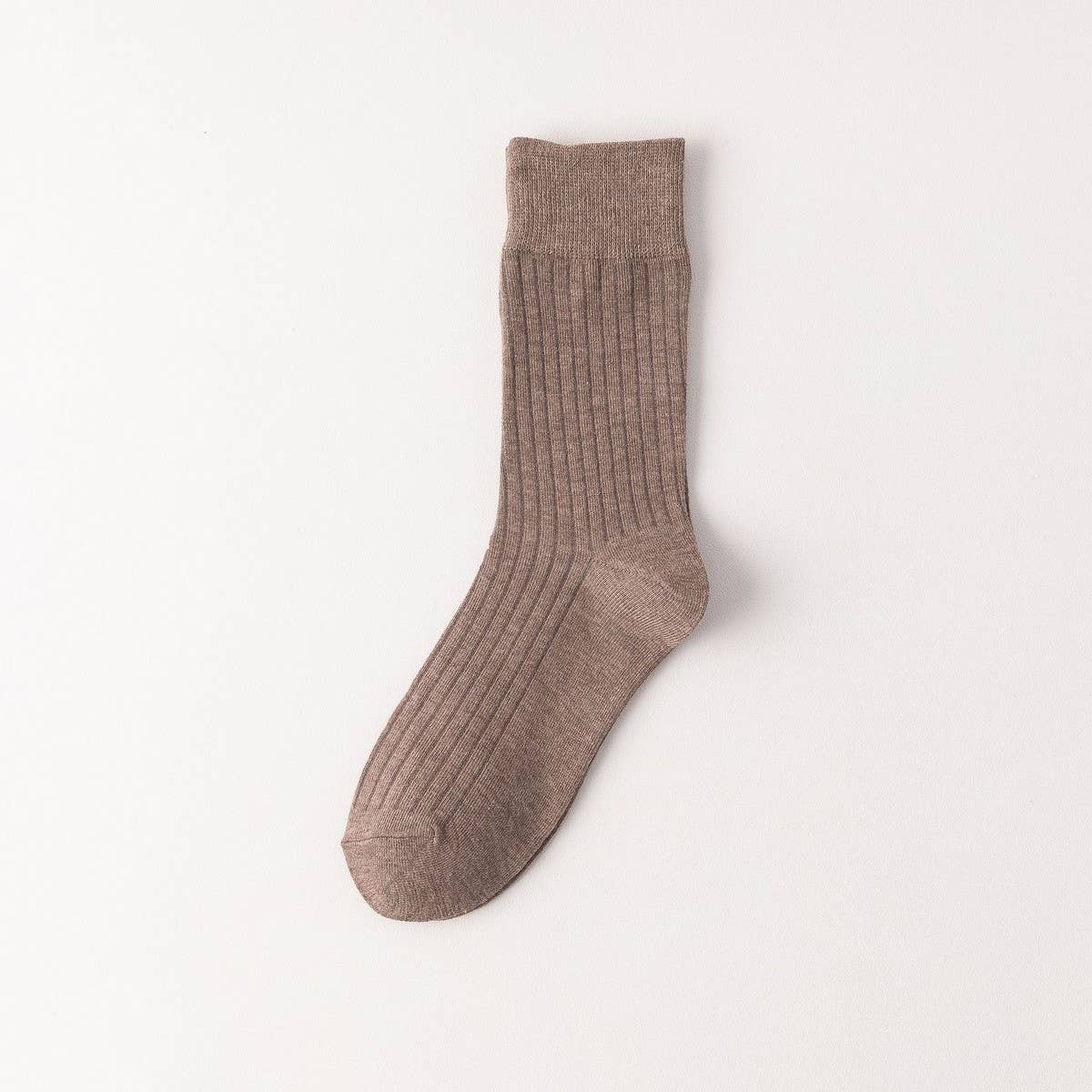 WOMEN SOLID COTTON SLOUCH CREW SOCKS - NINEXIS