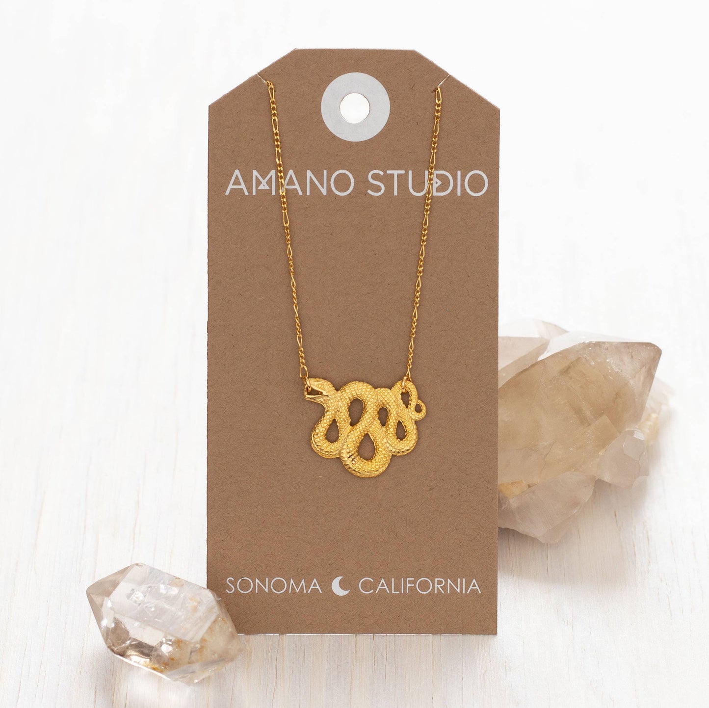 Golden Serpent Necklace