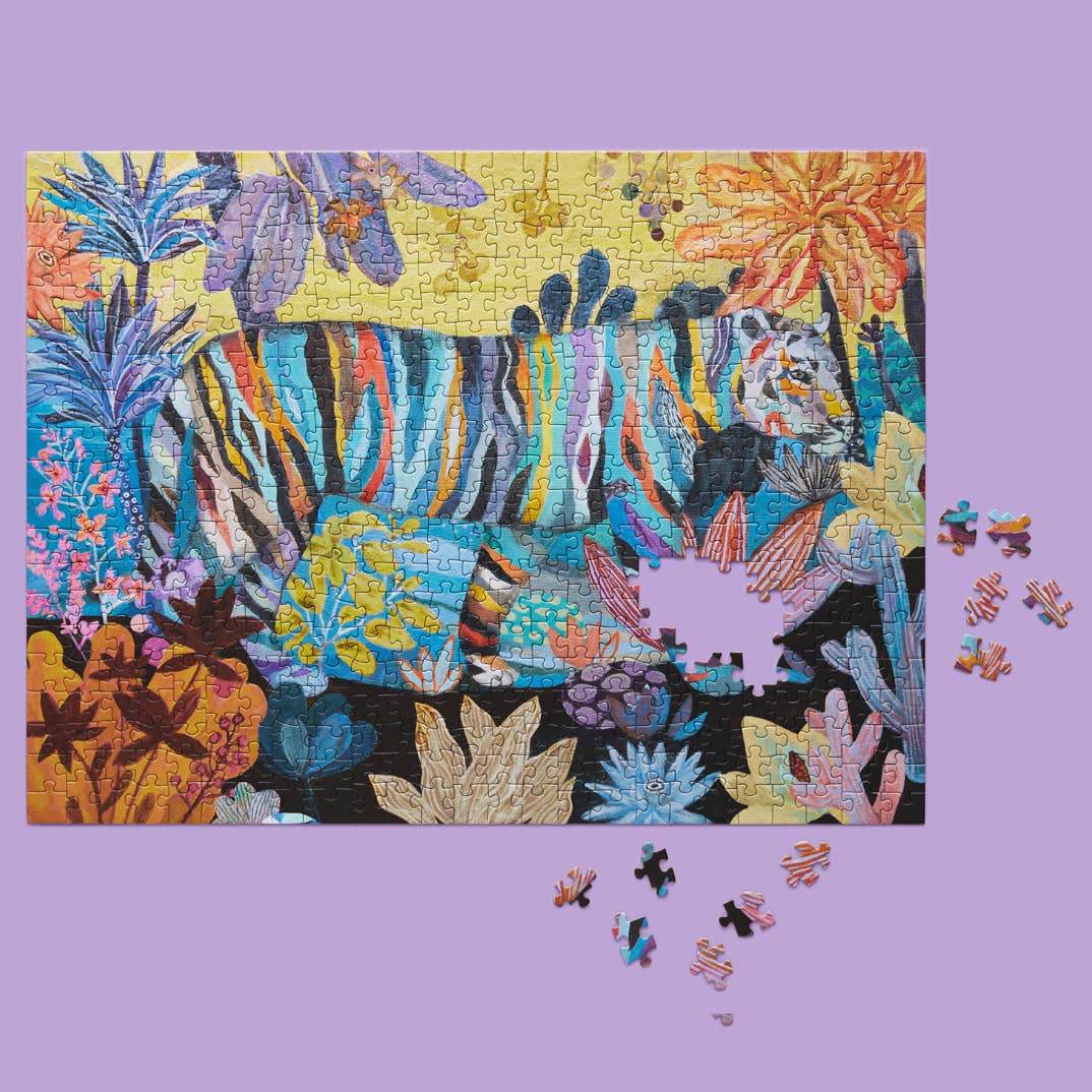 WerkShoppe - Striped Tiger | 500 Piece Puzzle