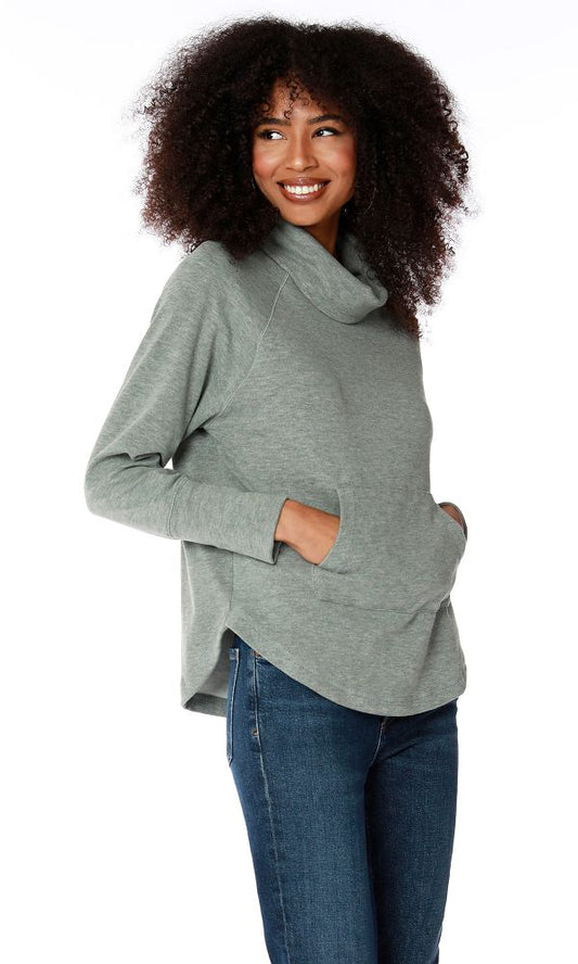FUNNEL NECK PULLOVER