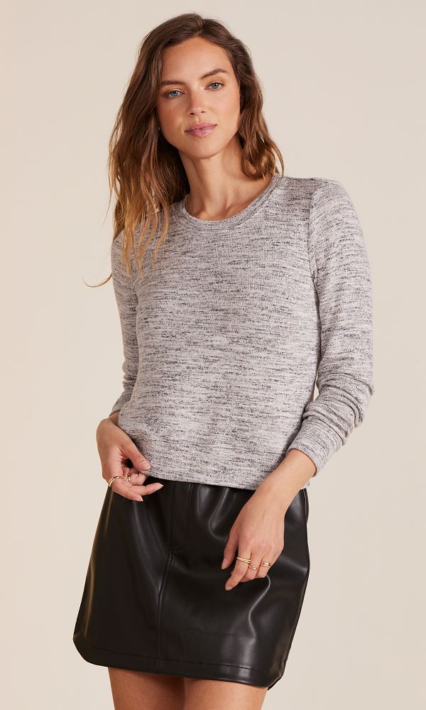 RIB CREWNECK PULLOVER