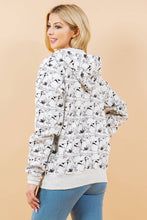 Load image into Gallery viewer, LA Soul - All over Dog Zipper Hoodie
