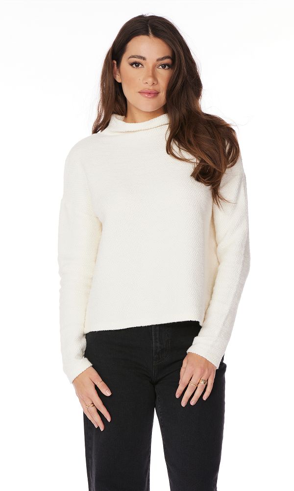MOCK TURTLENECK TOP