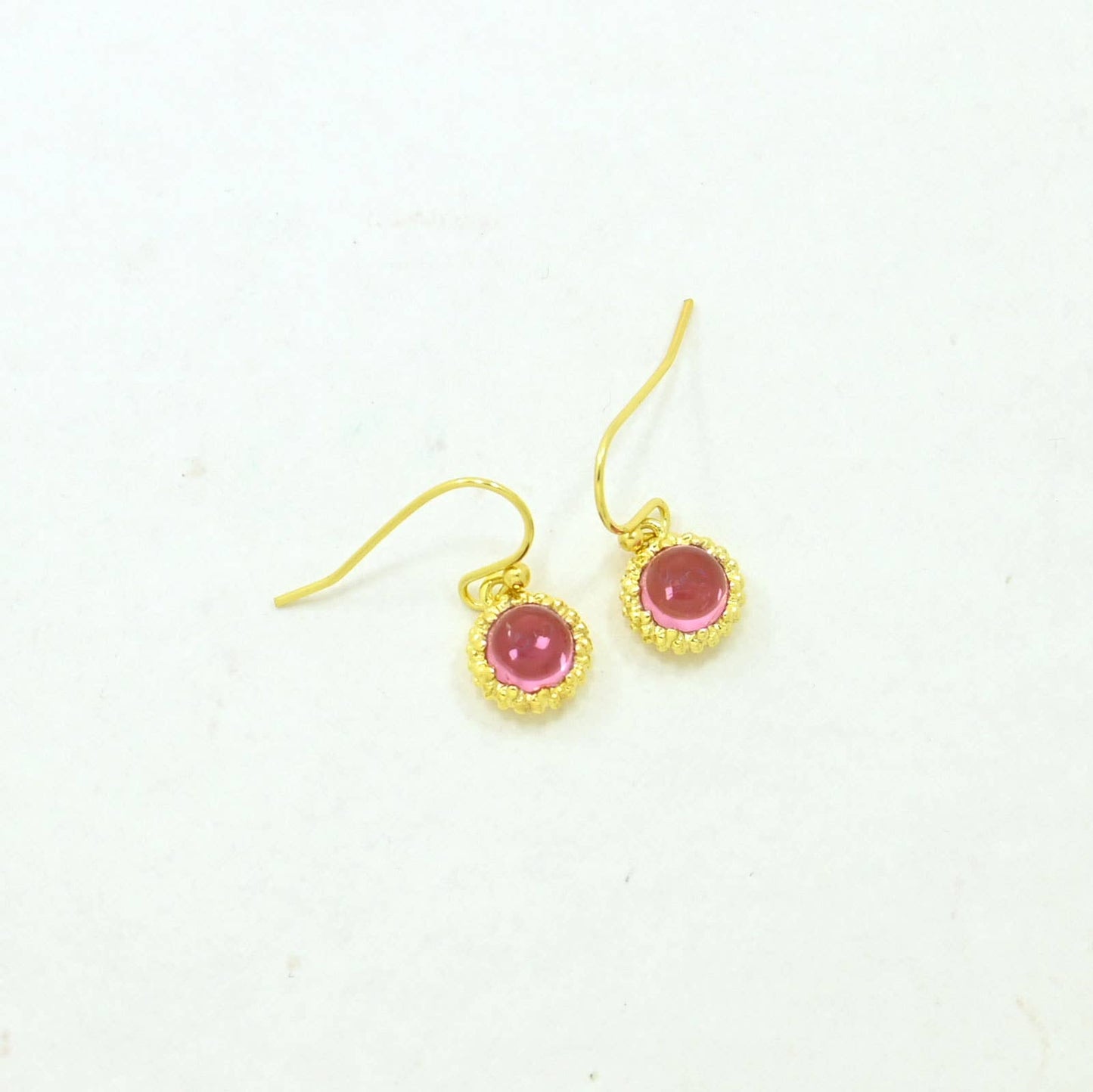 Schmuckoo x Noyre Berlin -  Dove Earring Gold Plated - Pink Tourmaline