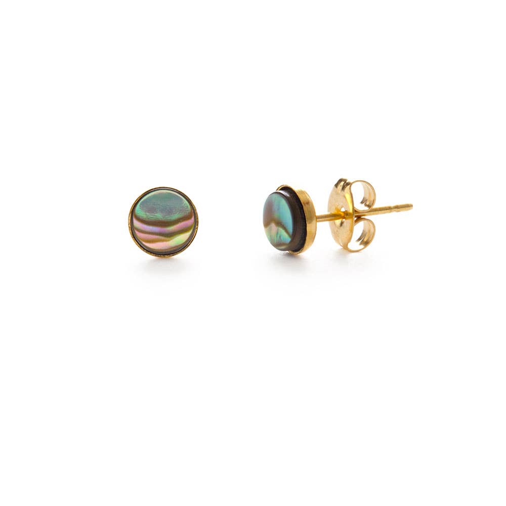 Amano Studio - 5mm Abalone Stud Earrings
