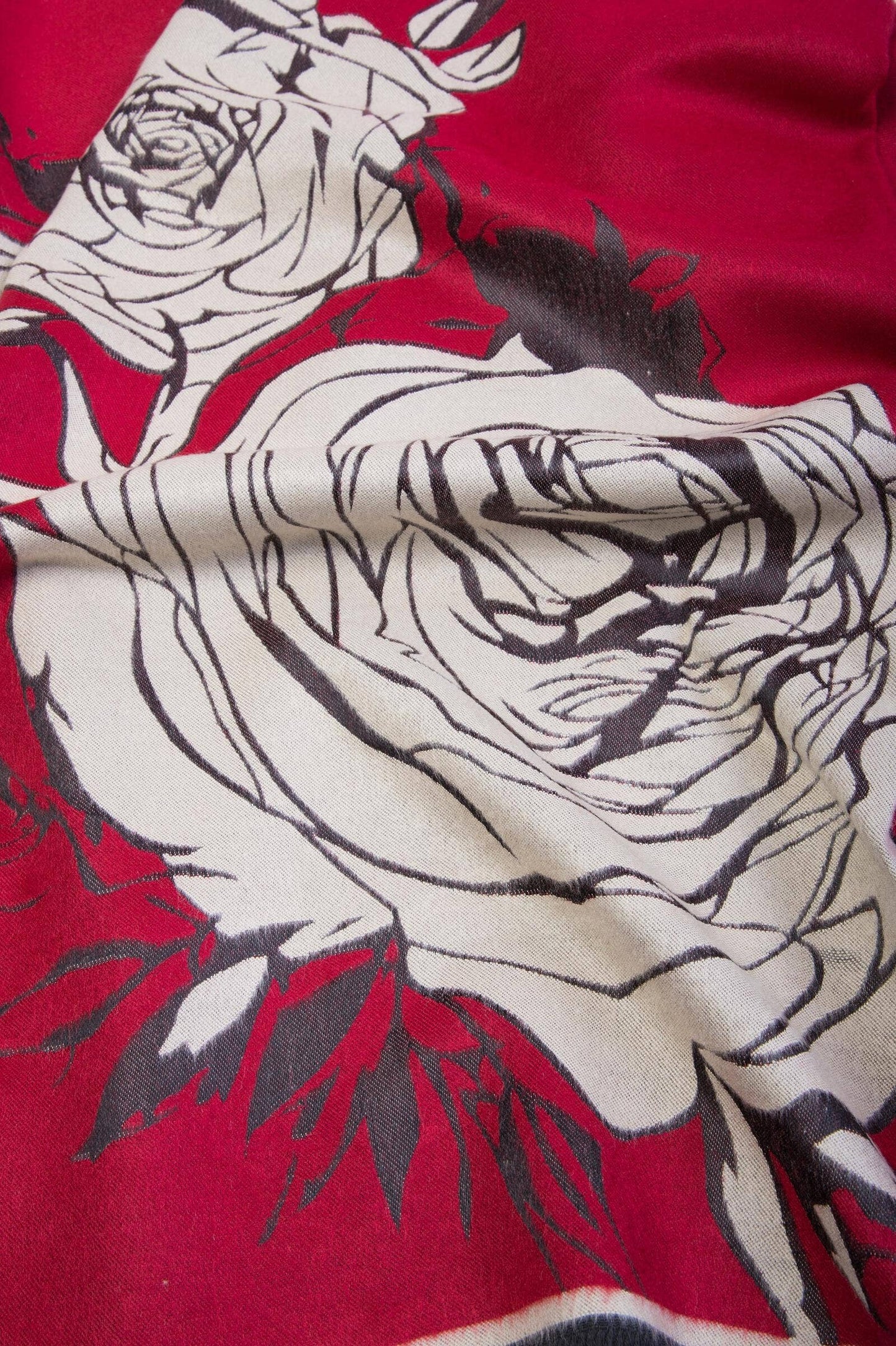 SAACHI - Bold Floral Reversible Scarf