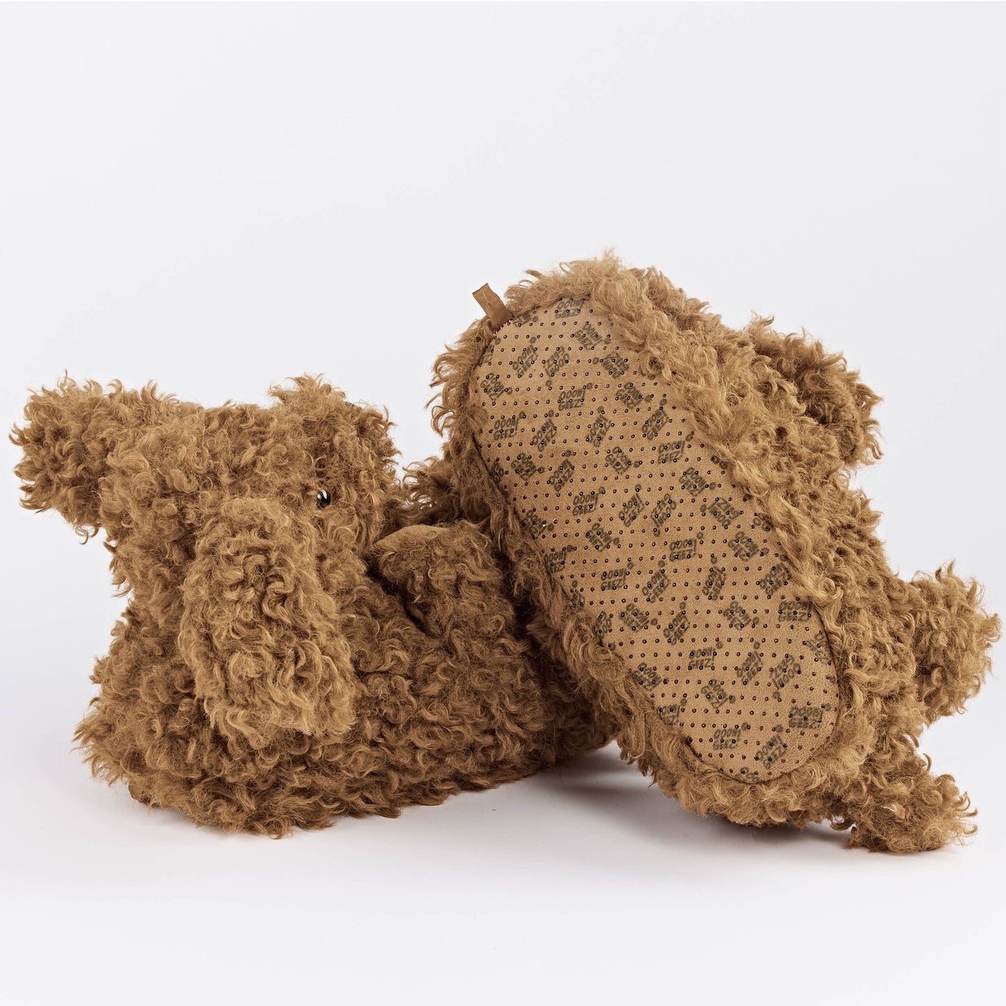 Oooh Yeah/Sock It Up/Oooh Geez Slippers - Coco the Doodle | Women's Funny Animal Plush Slippers