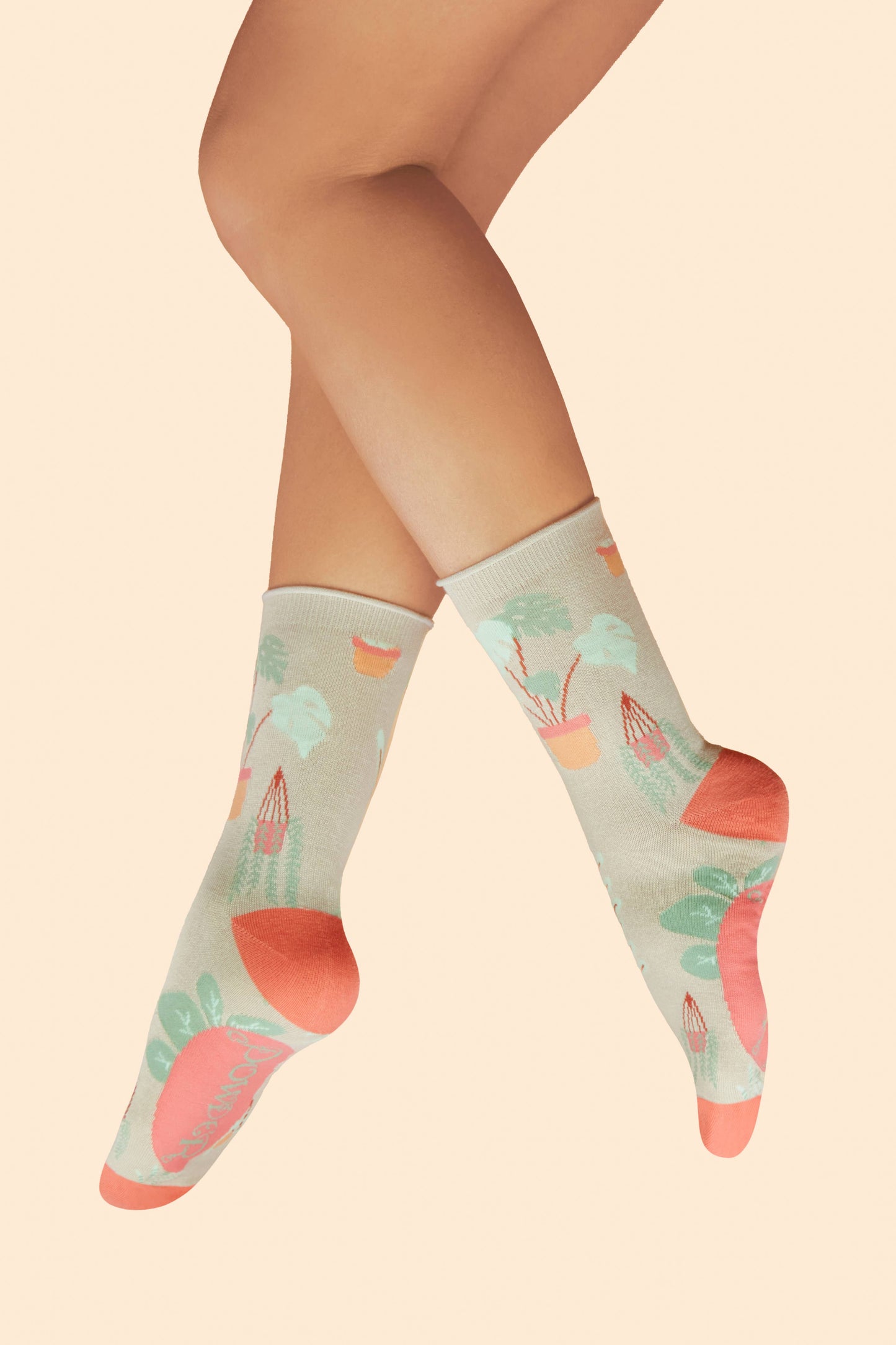 Powder Design inc - US - Thriving House Plants Ankle Socks