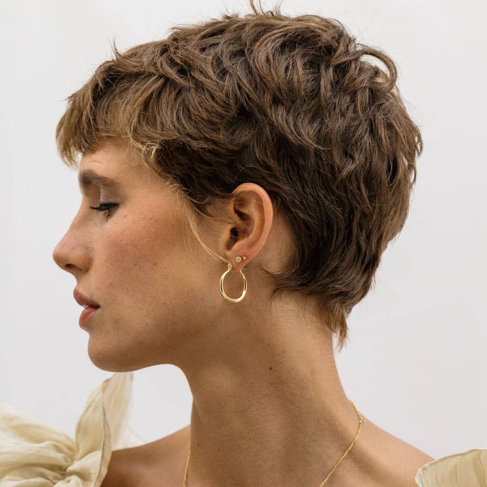 Small Maria Hoop Earrings - Amano Studio