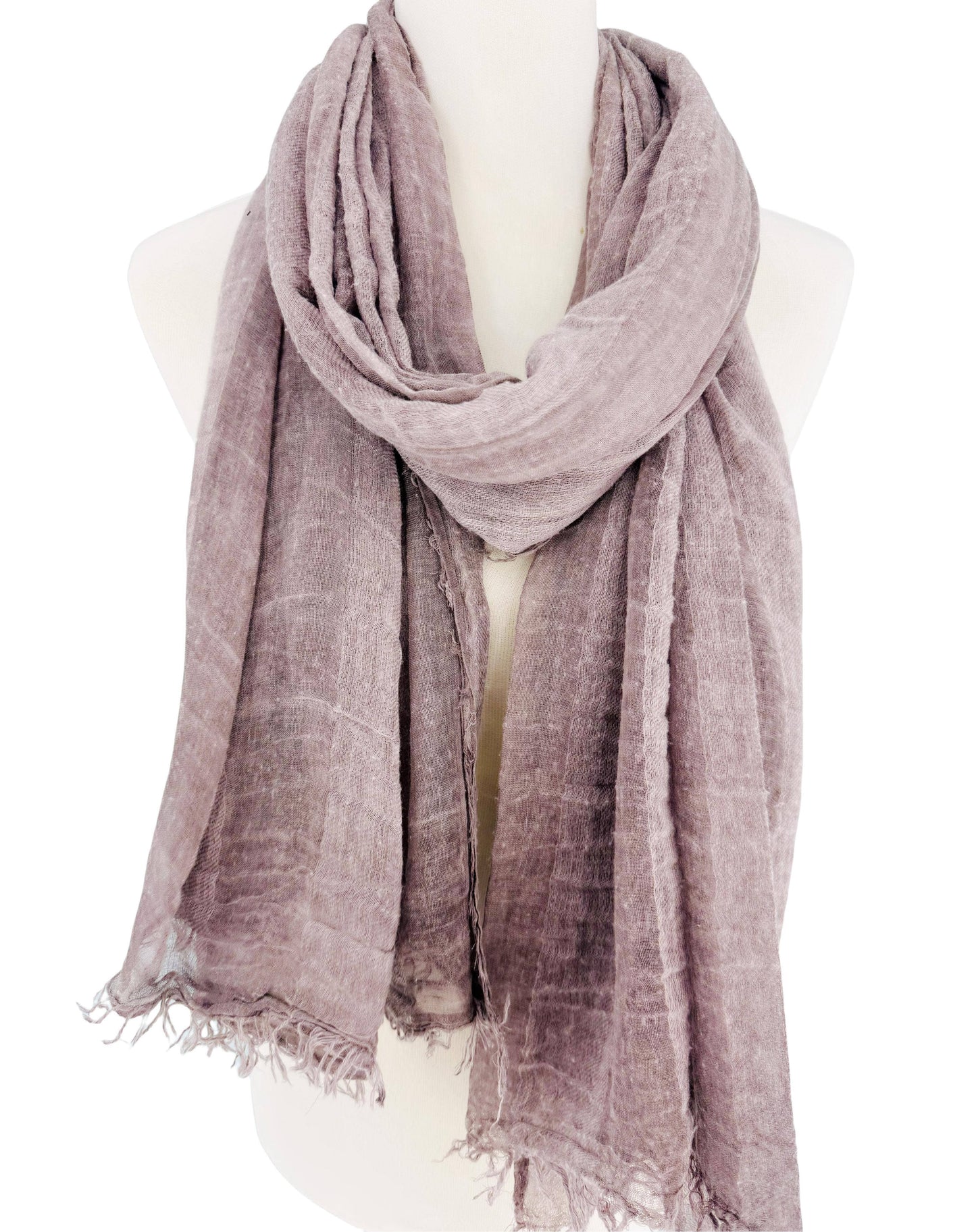 JC Sunny Fashion - JC022815 Stonewash Style Super Soft Oversized Solid Scarf