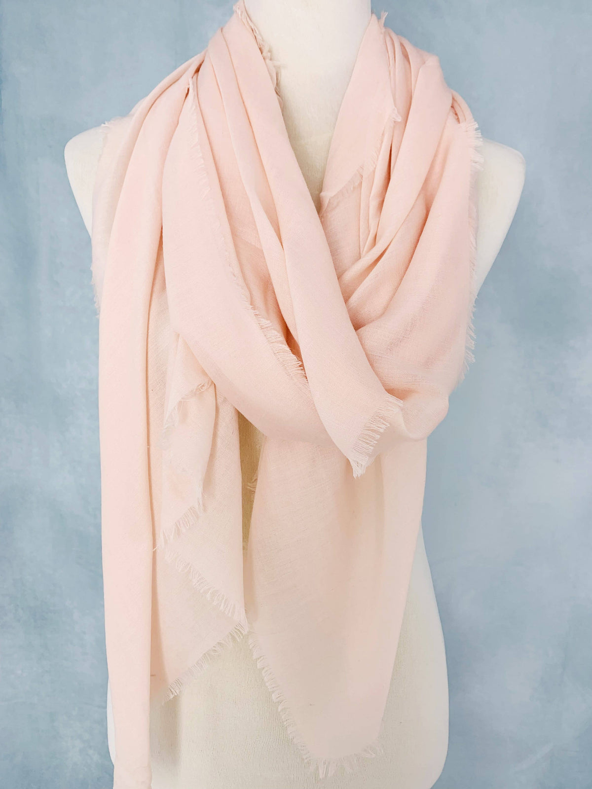 JC Sunny Fashion - JC022595 Cashmere Blend Super Soft Solid scarf