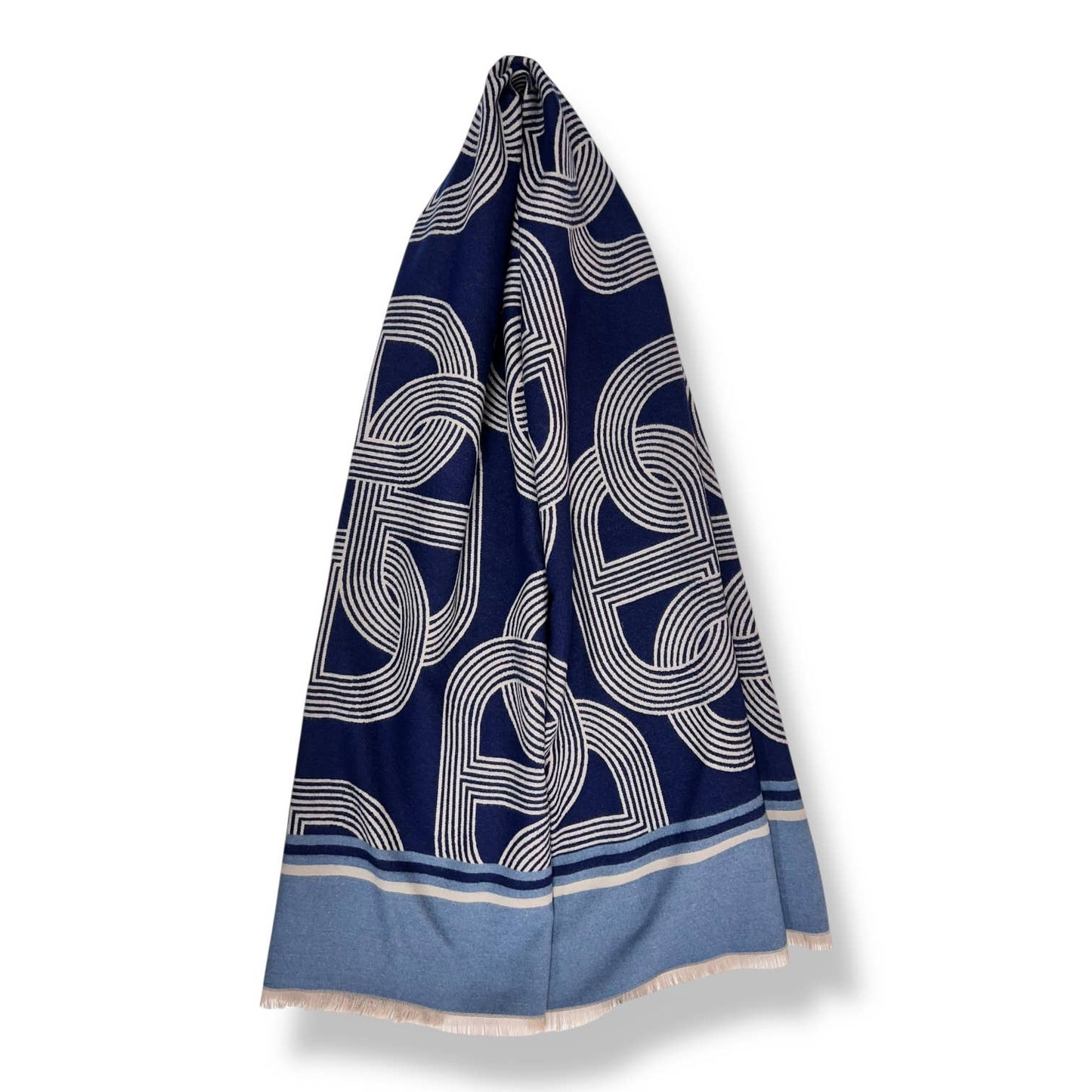 London Scarves - Cashmere blend chain link print