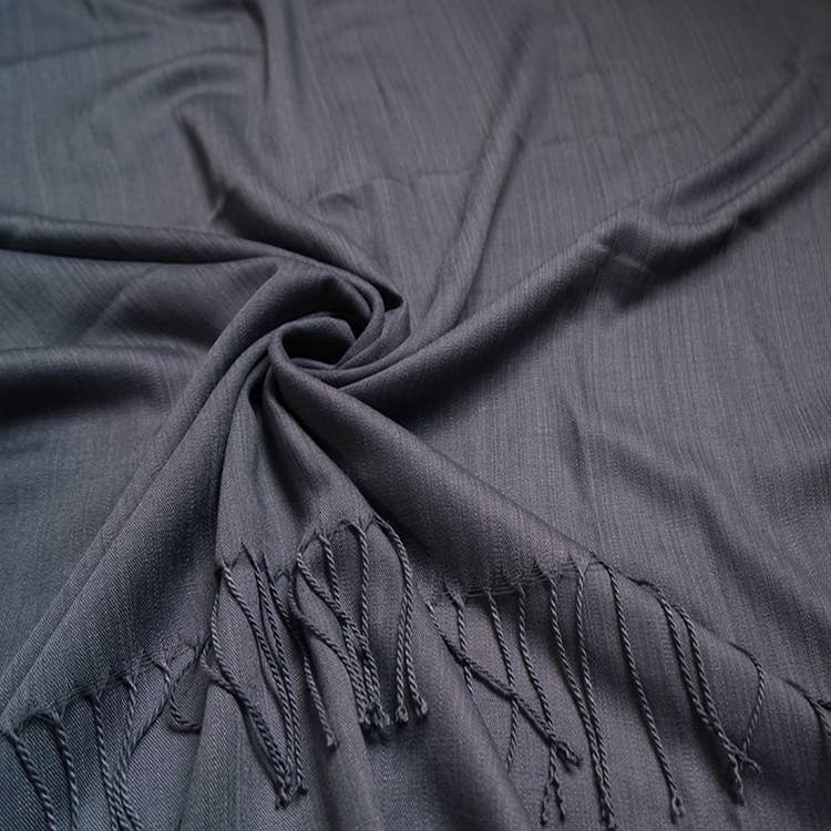 Cotton Blend Tassel Pashmina