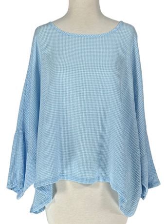CROP TOP - CRINKLE CHECK