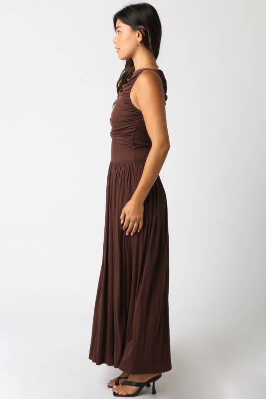 Olivaceous - Leni Maxi Dress