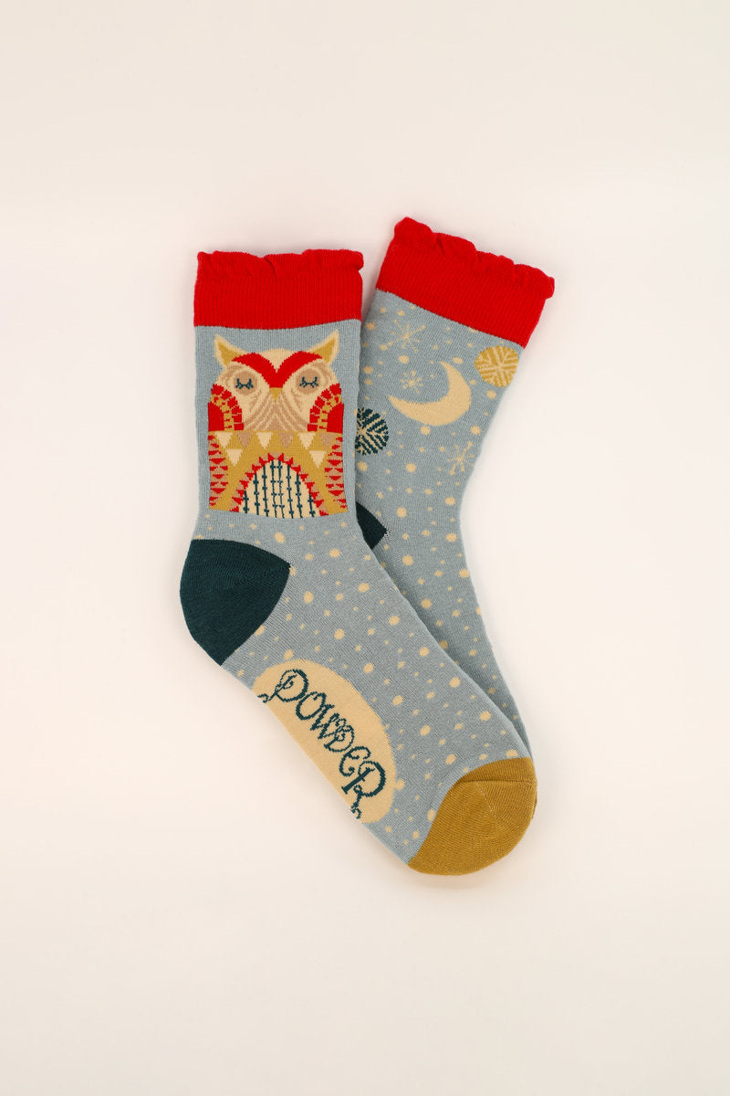 Owl by Moonlight Ankle Socks