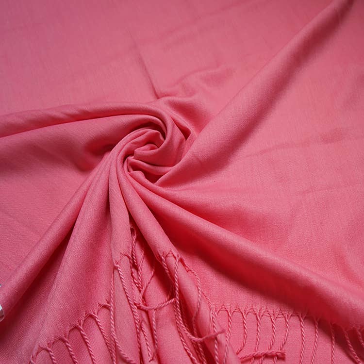 Cotton Blend Tassel Pashmina