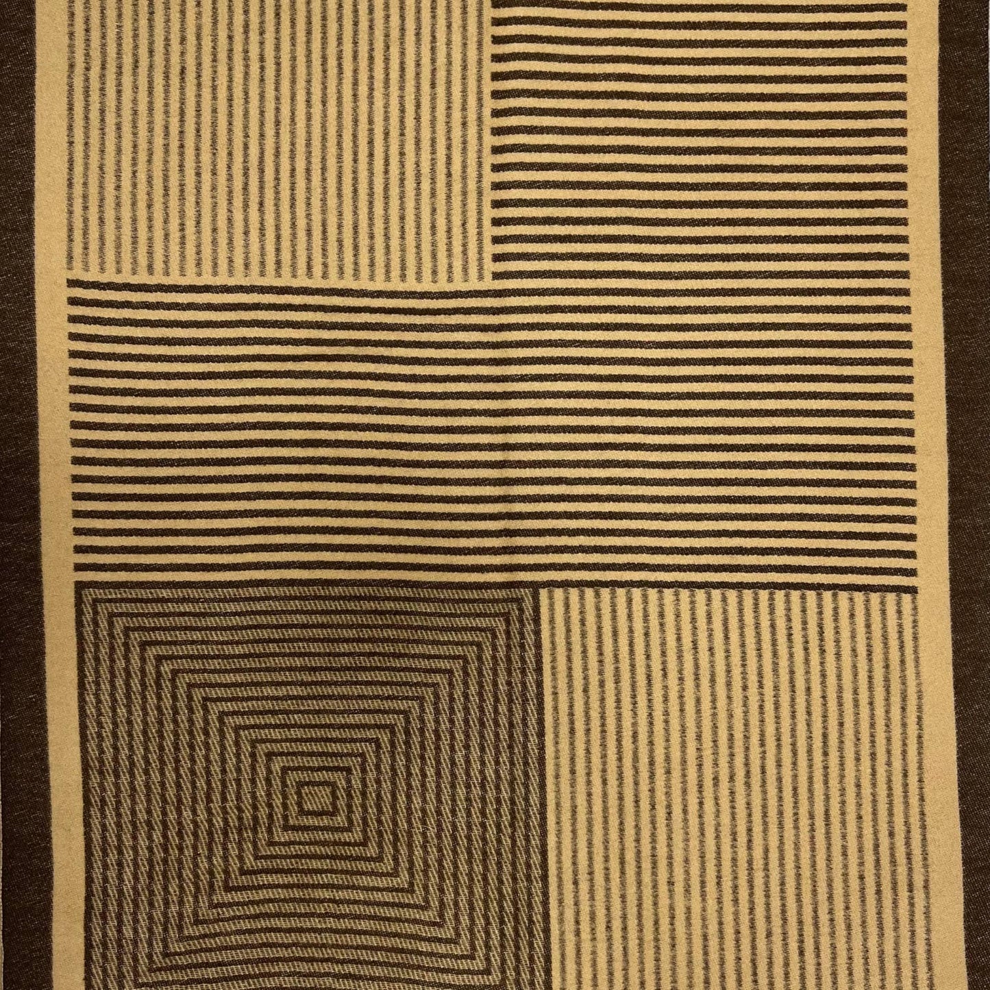 London Scarves - Maze print winter scarf on cashmere blend scarf