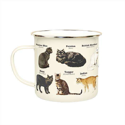 Gift Republic - Cats - Enamel Mug