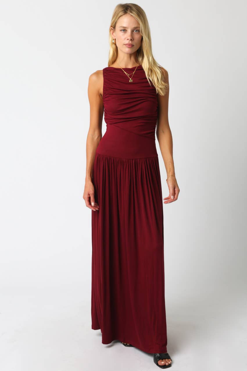 Olivaceous - Leni Maxi Dress
