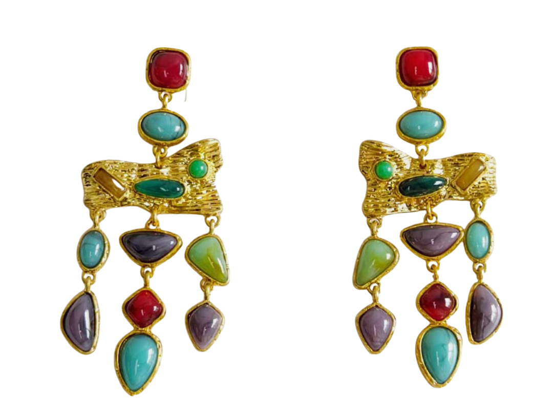 Sienna Drop Earring- 18K gold Drop Dangle Earrings