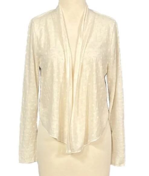 CROPPED CARDIGAN-MESH DOT