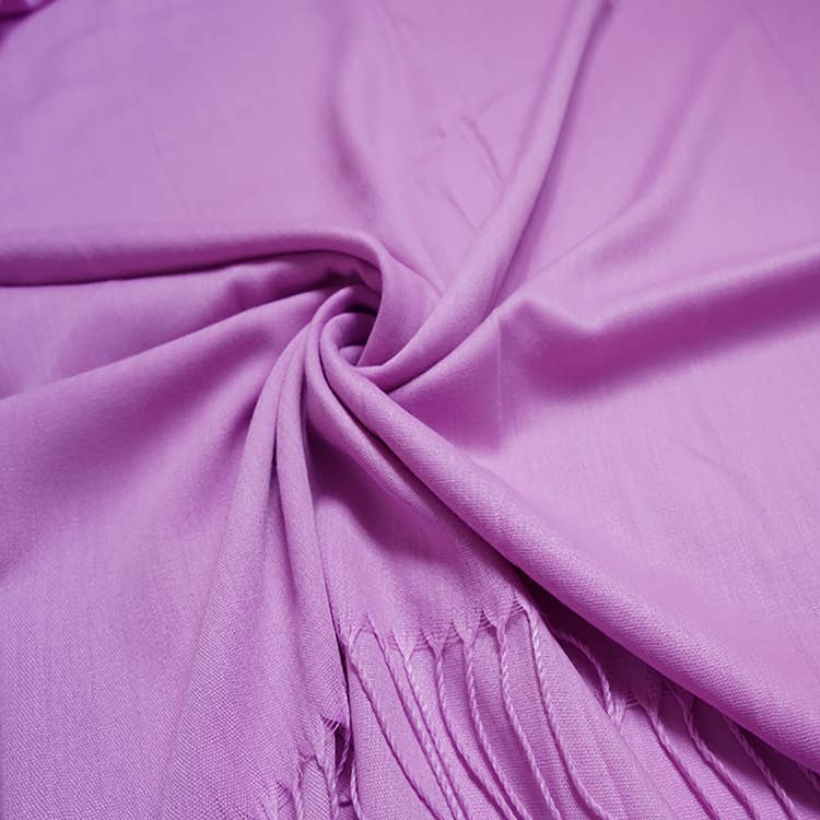 Cotton Blend Tassel Pashmina